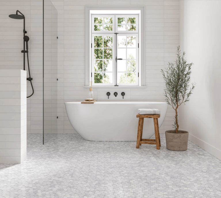 bathroom tile flooring